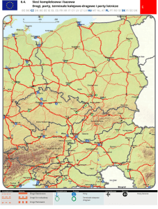 mapa drogowej sieci bazowej TEN-T