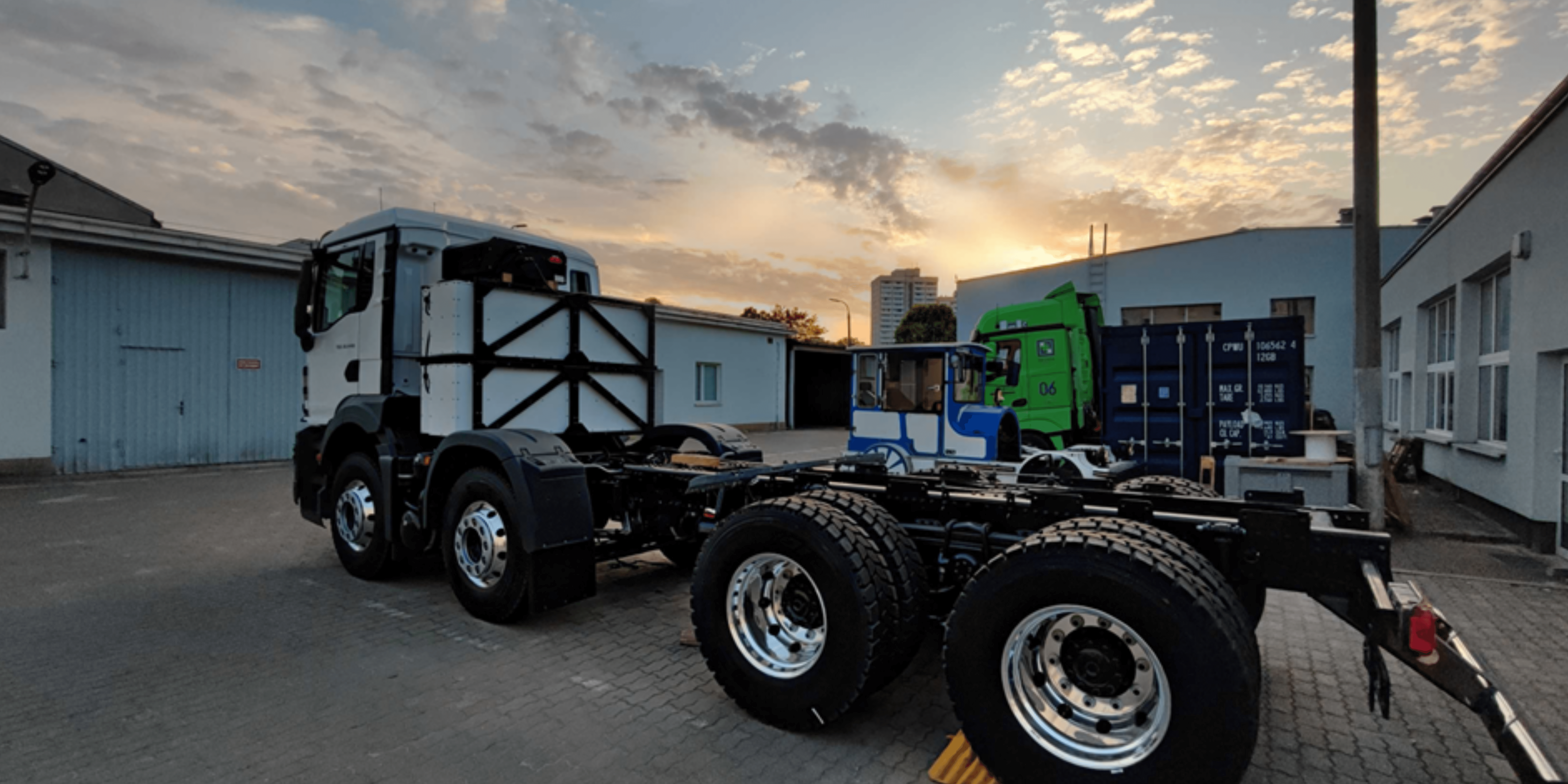 Betonomieszarka elektryczna - konwersja pojazdów z zabudową specjalistyczną