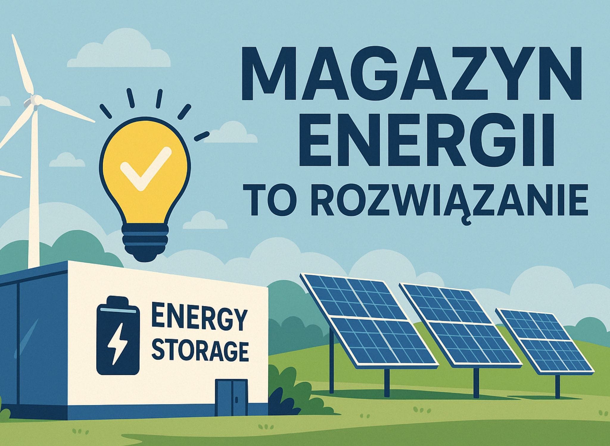 Magazyn energii to rozwiązanie na wyłaczenia energii i OZE