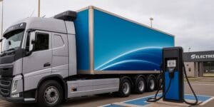 Stacja ładowania dla tirów z gniazdem MCS