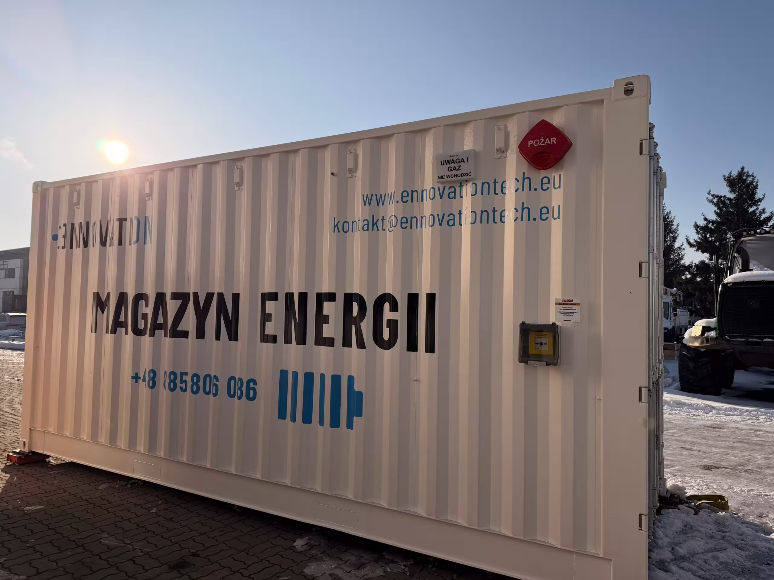 Kontenerowy magazyn energii Ennovation